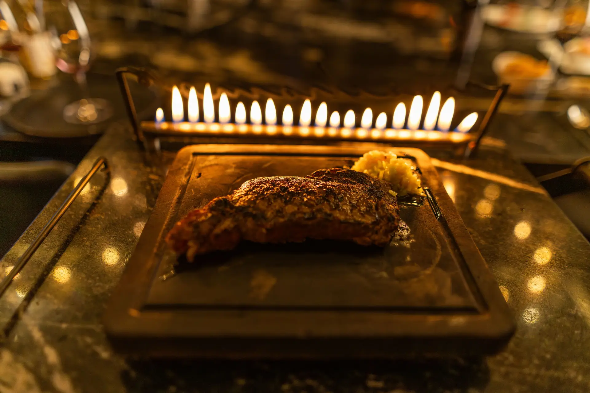 Gourmet steak preparation